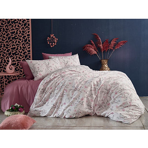 Krepové povlečení DeLuxe 140x200+70x90 Motýlci