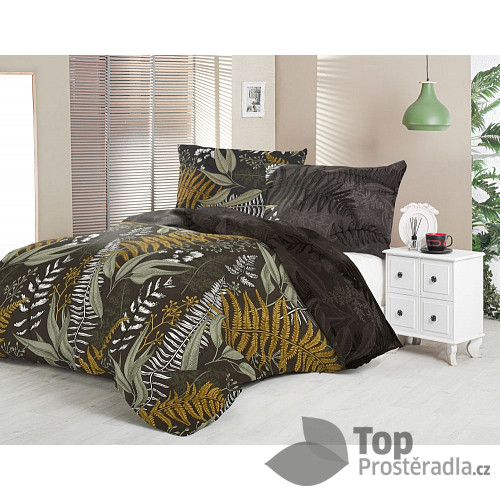 Saténové prodloužené povlečení LUXURY COLLECTION 140x220+70x90cm KAPRADÍ