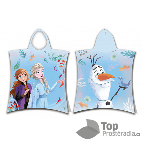 Dětské pončo Frozen 2 Sisters & Olaf