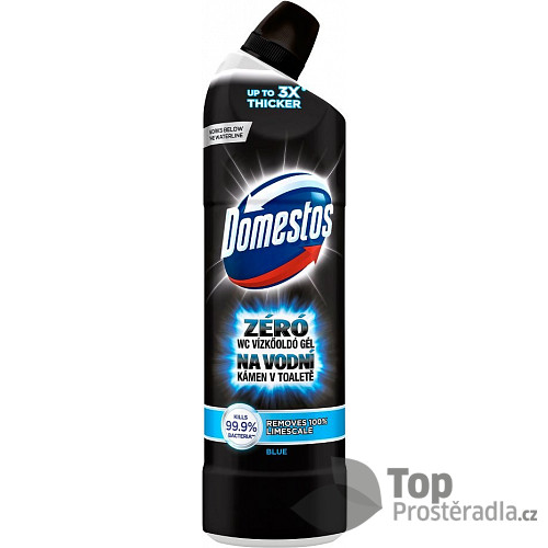 DOMESTOS Zero Blue Na vodní kámen v toaletě 750 ml