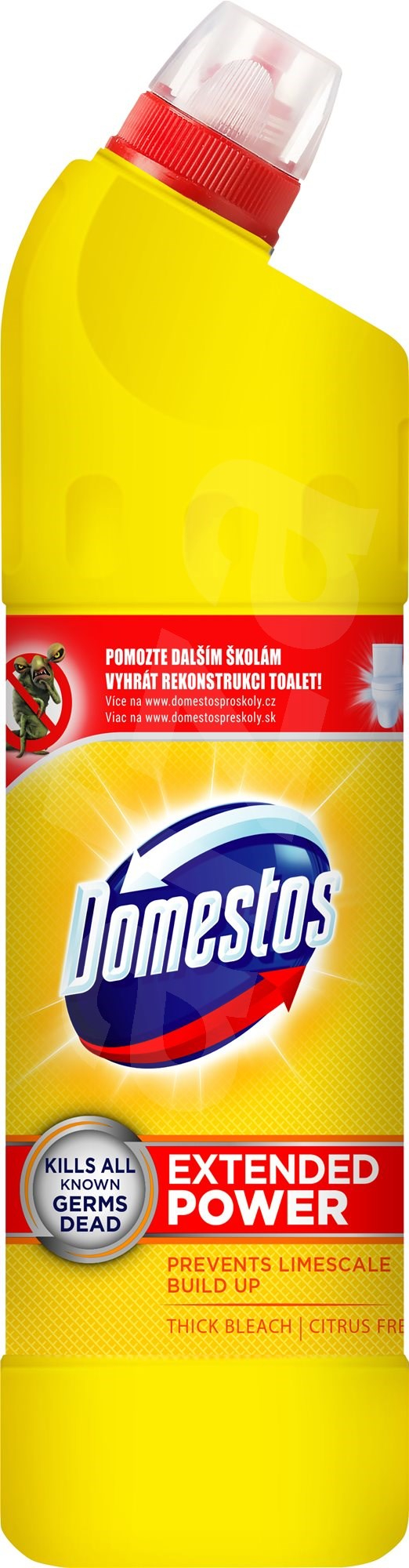 DOMESTOS 24H WC čistič Fresh Citrus 750 ml