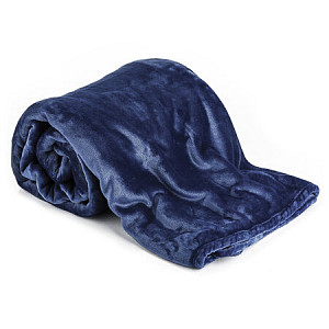 Mikroflanelová deka Premium 150x200 - Tmavě Modrá