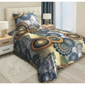 Mikroplyšové povlečení Premium 140x200+70x90 Mandal divoký