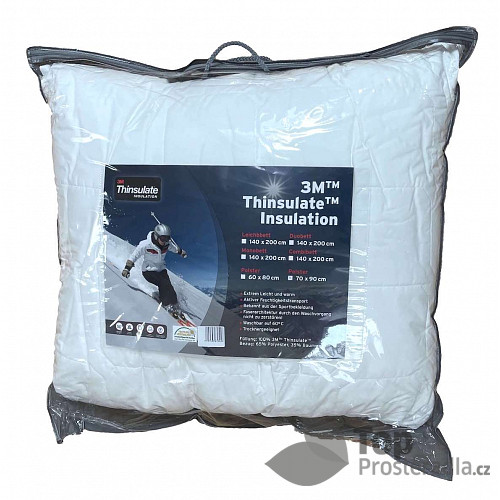 Prošívaný doplňovací polštář 3M 70x90 Antialergenní, paměťové kuličky