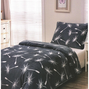 Mikroplyšové povlečení Premium 140x200+70x90 Chmýří