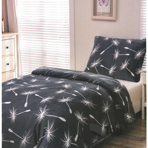 Mikroplyšové povlečení Premium 140x200+70x90 Chmýří