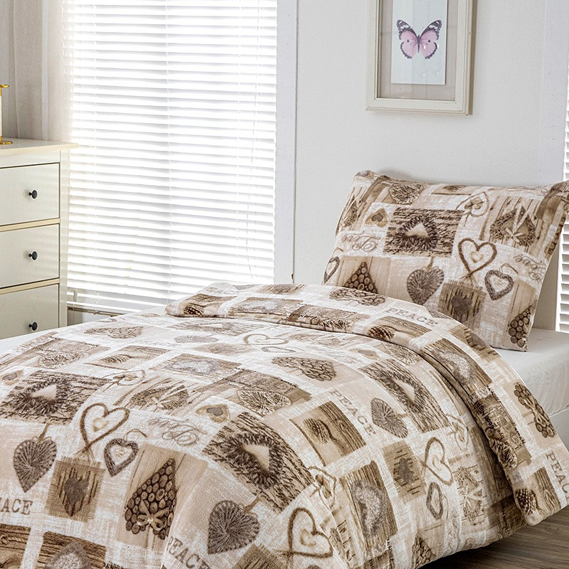 Mikroplyšové povlečení Premium 140x200+70x90 Patchwork