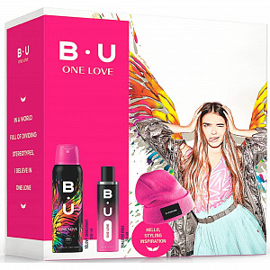 B.U. ONE LOVE - Dárková sada s čepicí
