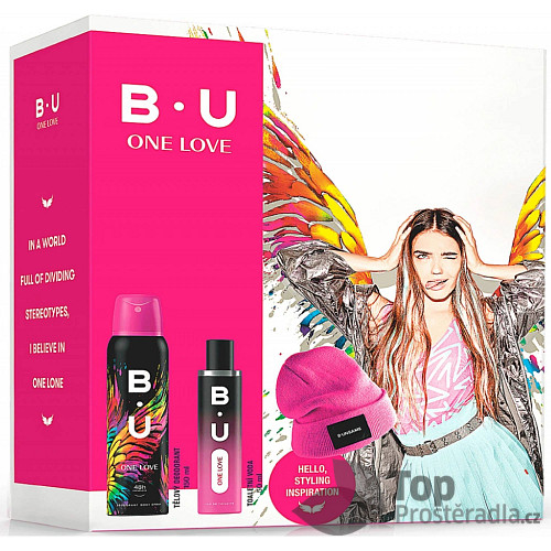 B.U. ONE LOVE - Dárková sada s čepicí