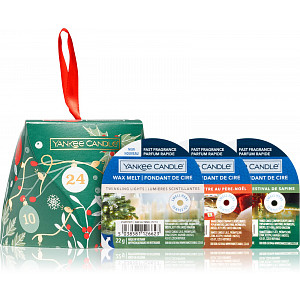 Yankee Candle Vánoční vonné vosky sada 3x28g