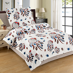 Mikroplyšové povlečení Premium 140x200+70x90 Lapač snů
