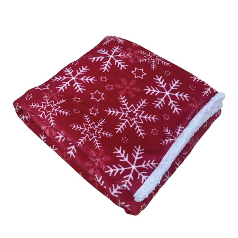 Deka beránek 150x200 - Vločky bílé