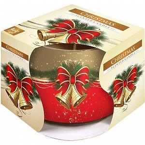 BISPOL SVÍČKA VE SKLE CHRISTMAS 100G