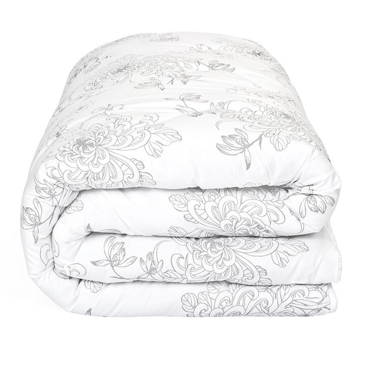 Celoroční přikrývka z dutého vlákna LUX 220x200 Květy