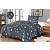 Mikroplyšové povlečení Premium 140x200+70x90 Komety šedé