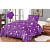 Mikroplyšové povlečení Premium 140x200+70x90 Komety fialové
