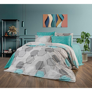 Prodloužené bavlněné povlečení DELUXE 140x220+70x90 Honey