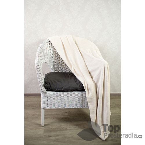 Mikroflanelová deka Premium 150x200 - Krémová