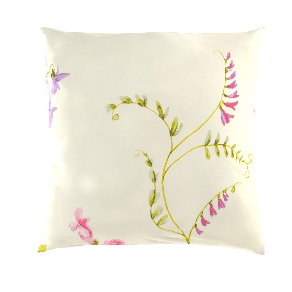 Povlak na polštář hladká bavlna DELUX BOTANICA smetanová - 40x40cm