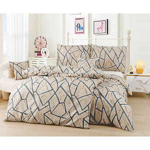 Šestidílné microtop povlečení 140x200+70x90+40x40 Rock