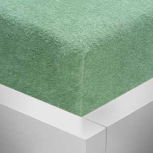 Froté prostěradlo 180x200 Luxus - Pistáciová
