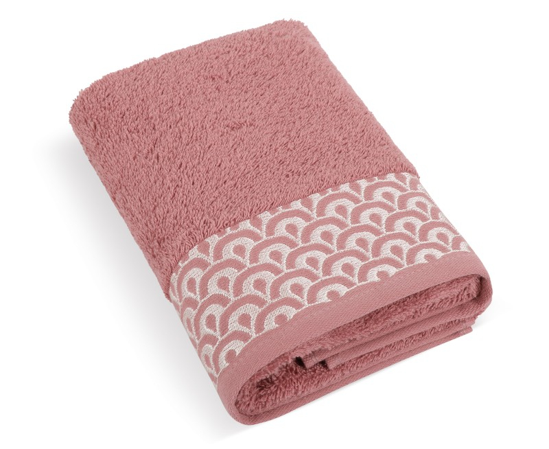 PRÉMIOVÁ Froté osuška kolekce Krajka 70x140 cm Starorůžová