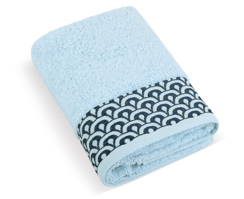 PRÉMIOVÁ Froté osuška kolekce Krajka 70x140 cm Modrá