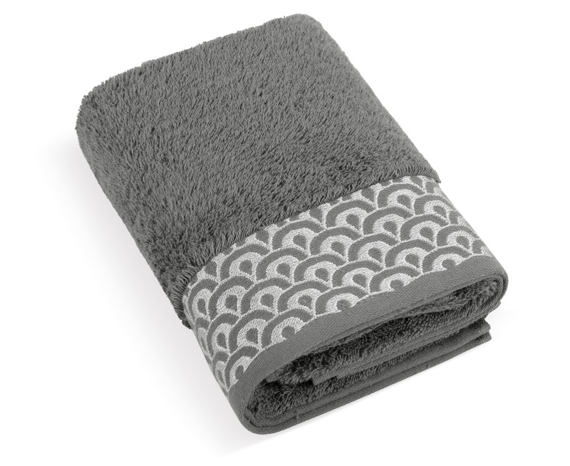 PRÉMIOVÁ Froté osuška kolekce Krajka 70x140 cm Šedá