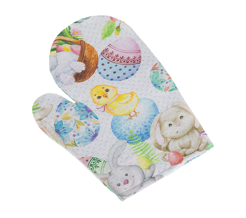 Kuchyňská chňapka Velikonoce 28x18 cm - Zajíček