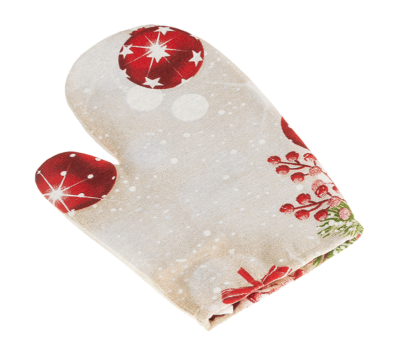 Kuchyňská chňapka vánoční 28x18 cm - Cesmína