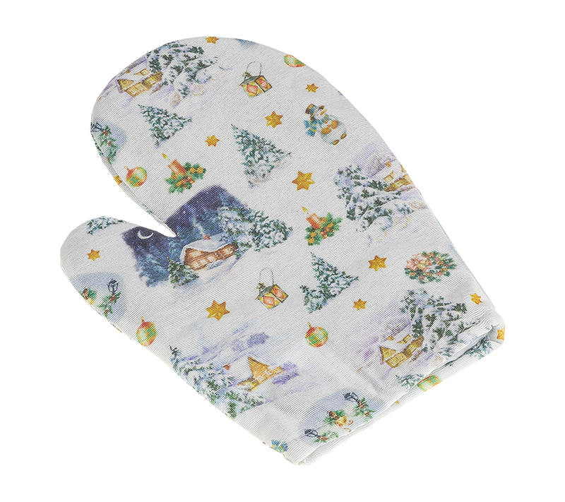 Kuchyňská chňapka vánoční 28x18 cm - Krajina