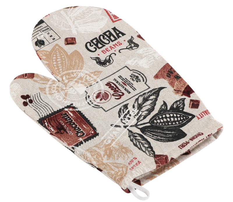 Kuchyňská chňapka 28x18 cm - Kakao