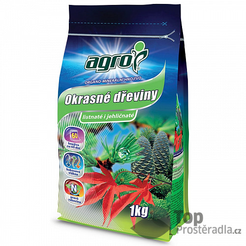 AGRO Organominerální hnojivo okrasné dřeviny 1 kg