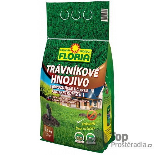FLORIA trávníkové hnojivo proti krtkům 2,5 kg