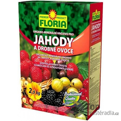 FLORIA Organominerální hnojivo pro jahody a ovoce 2,5 kg