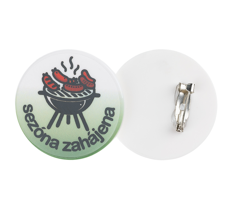 Placka "GRILOVÁNÍ" - průměr 35 mm