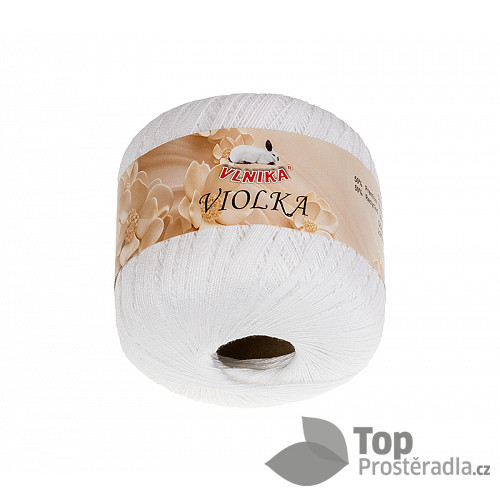 Příze Violka - 50g / 285 m - Bílá