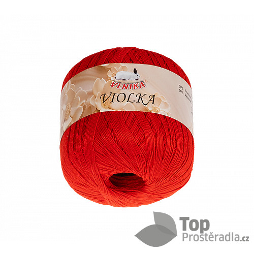 Příze Violka - 50g / 285 m - Červená