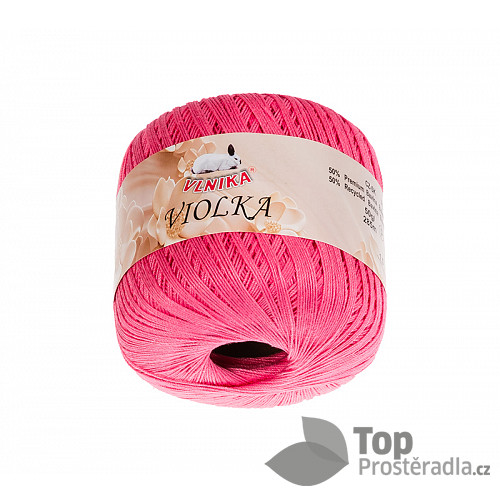 Příze Violka - 50g / 285 m - Růžová