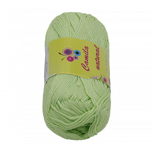 Příze CAMILA natural - 50g / 125 m - Světle zelená