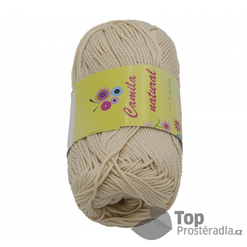 Příze CAMILA natural - 50g / 125 m - Béžová