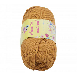 Příze CAMILA natural - 50g / 125 m - Oříšková