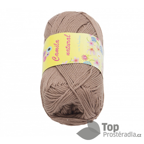 Příze CAMILA natural - 50g / 125 m - Cappuccino
