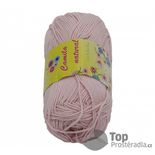 Příze CAMILA natural - 50g / 125 m - Starorůžová