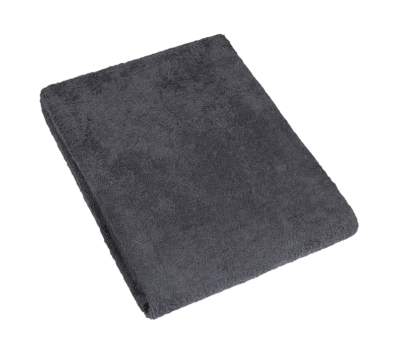 Fotografie Froté plážové osušky 100x150 cm šedá