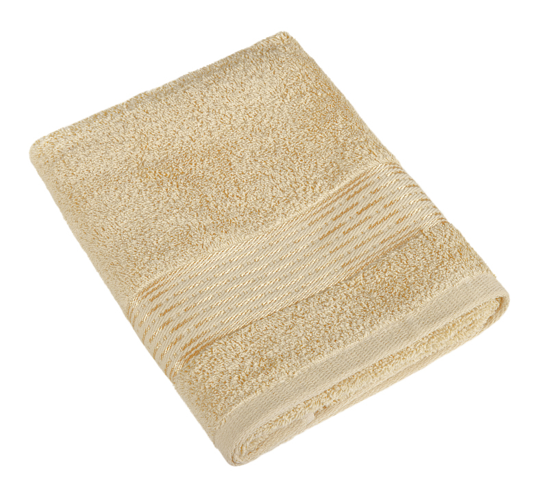 Froté osuška kolekce Proužek 70x140 Krémová