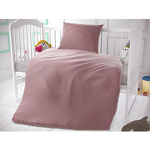 Dětské mušelínové 90x135+45x60 Růžové