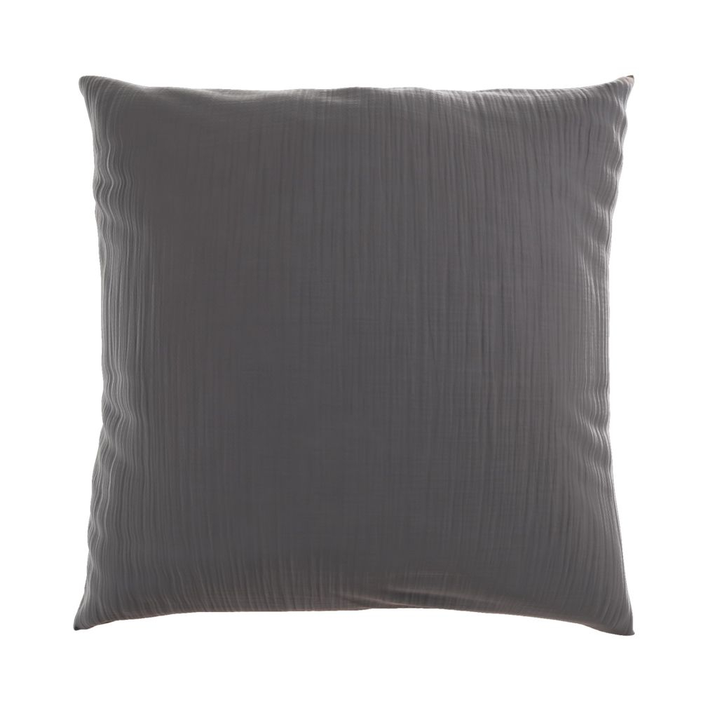 Mušelínový povlak na polštář 70x90 TMAVĚ ŠEDÝ