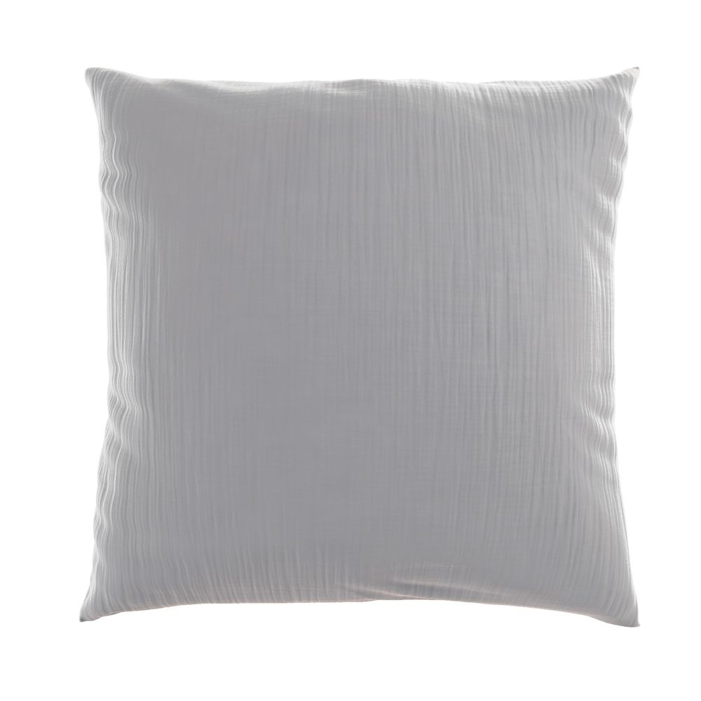 Mušelínový povlak na polštář 70x90 SVĚTLE ŠEDÝ