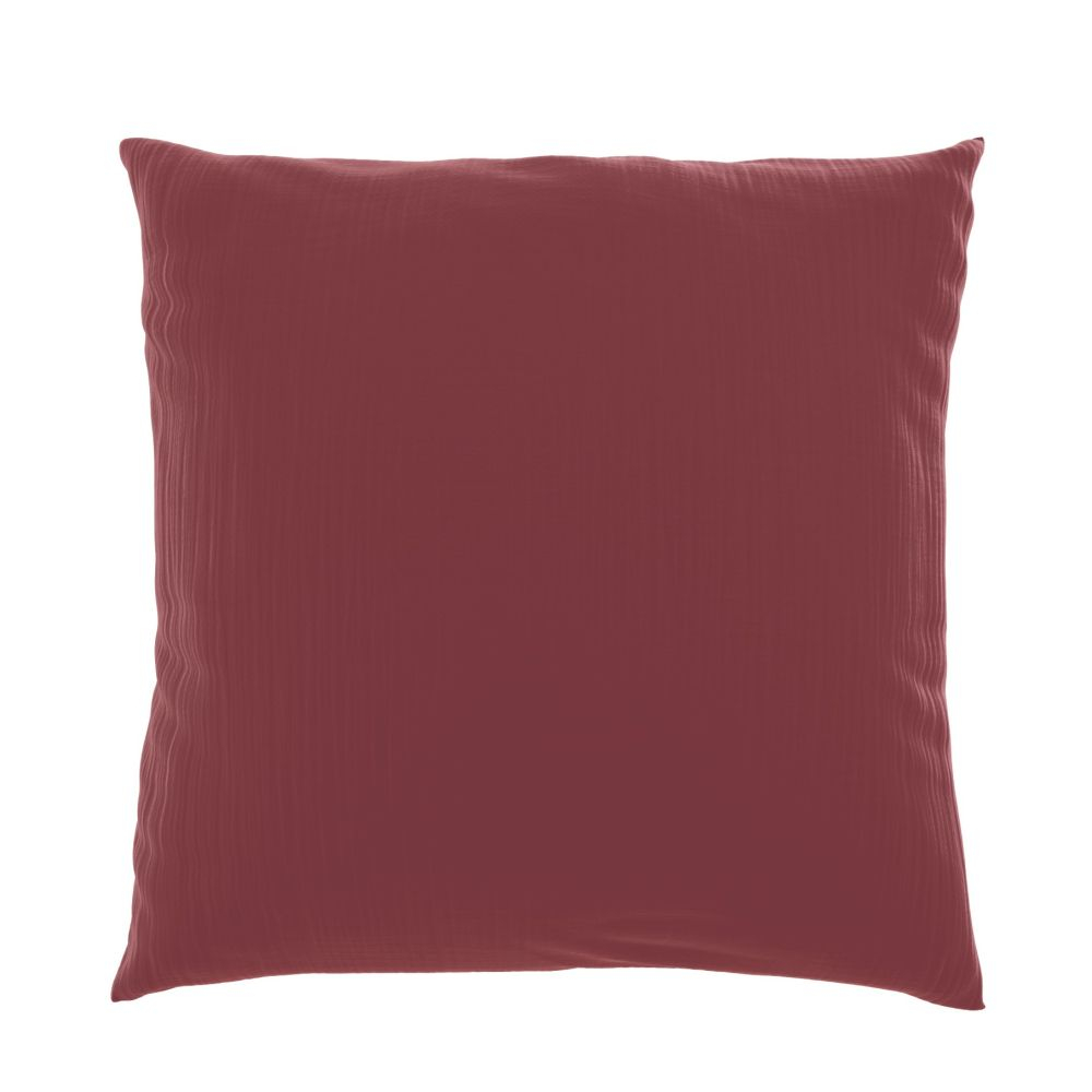 Mušelínový povlak na polštář 40x40 VÍNOVÝ